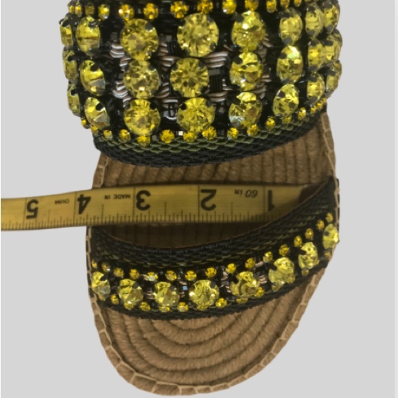 New with box SEE BY CHLOE Kaori Embellished Slide Sandals Size 6 - Picture 14 of 14